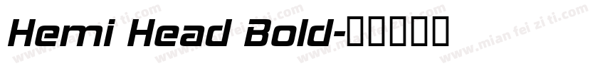 Hemi Head Bold字体转换